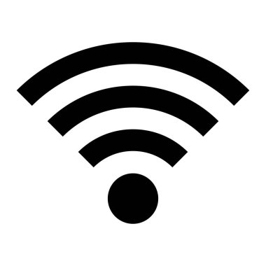 wifi simgesi vektör illüstrasyonu