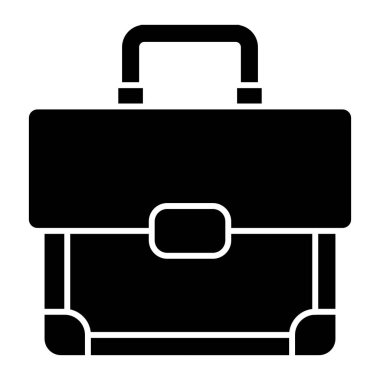 Çanta. Web simgesi basit tasarım