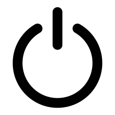 Güç. Web simgesi basit illüstrasyon