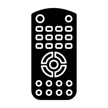 Uzaktan Denetim simgesi, vektör illüstrasyonu