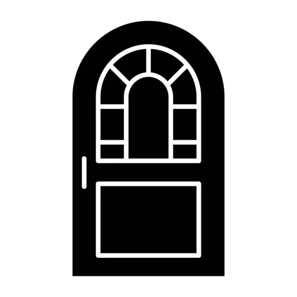 Puerta Icono Web Ilustración Simple — Vector de stock