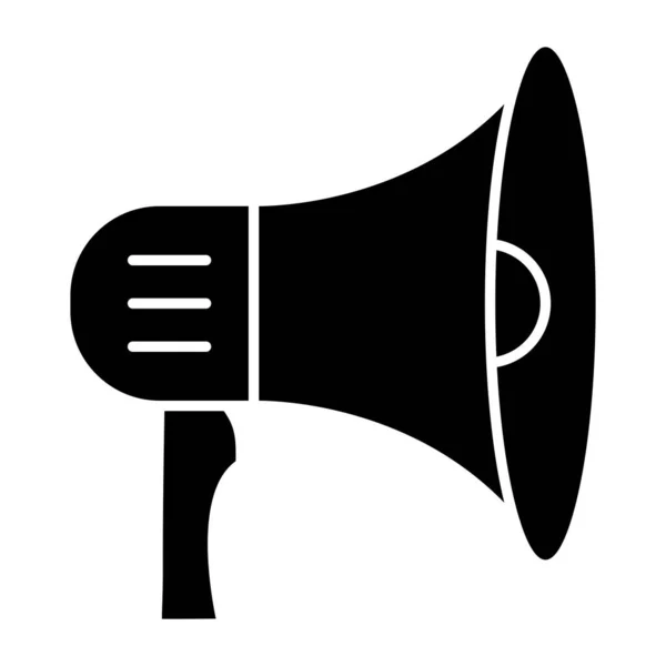 stock vector megaphone. web icon simple illustration