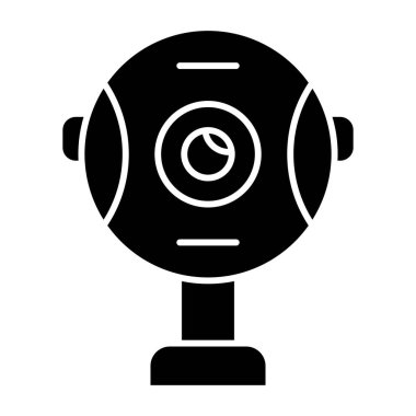 Webcam simge vektör çizim