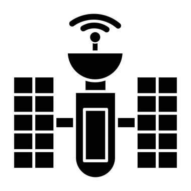 uydu anten simgesi. kablosuz kablosuz anten vektör çizimi.