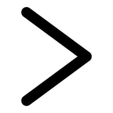 Sağ sembol. Web simgesi basit illüstrasyon