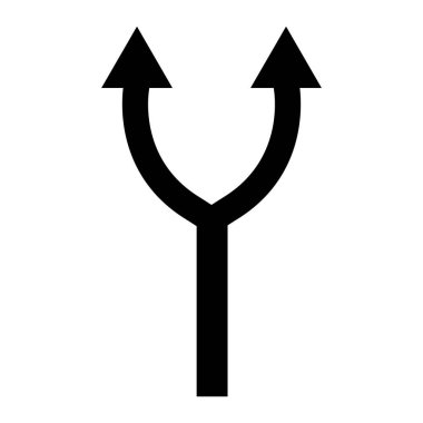 Ayrılalım. Web simgesi basit illüstrasyon