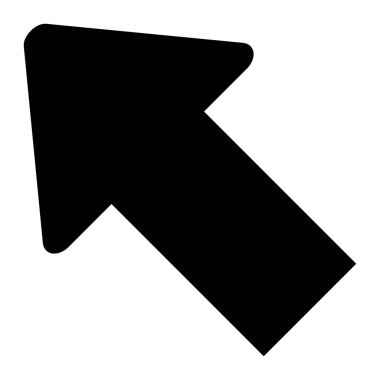 Sola doğru. Web simgesi basit illüstrasyon