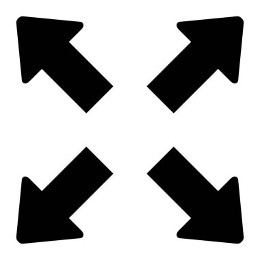 Genişlet. Web simgesi basit tasarım