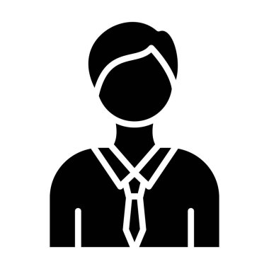 iş adamı simgesi vektör illüstrasyonu