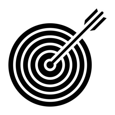 hedef simge vektör illüstrasyonu