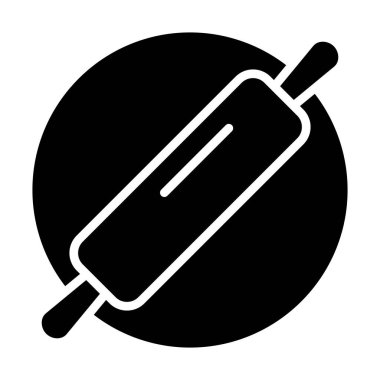 Yiyecek ve içecek ikonunun vektör illüstrasyonu