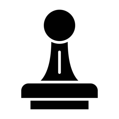 Damga. Web simgesi basit illüstrasyon