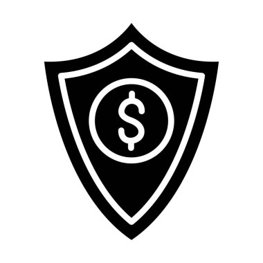 sigorta ikonu vektör illüstrasyonu