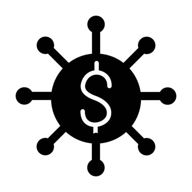 Yatırım. Web simgesi basit tasarım