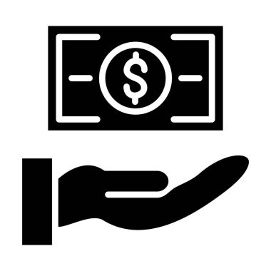 Ödenebilir. Web simgesi basit tasarım