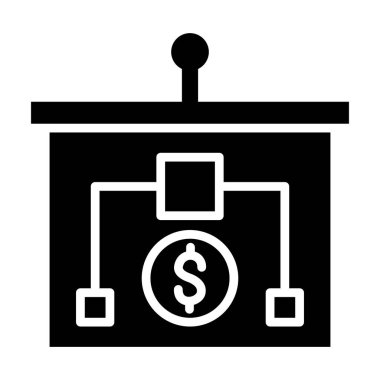 İş Planı simgesi, vektör illüstrasyonu