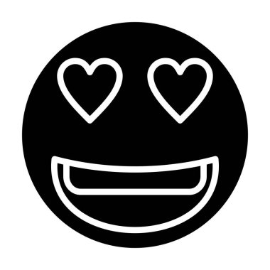 emoji. Web simgesi basit illüstrasyon