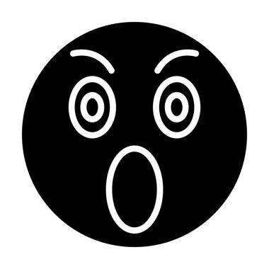 yüz simgesi, vektör illüstrasyonu