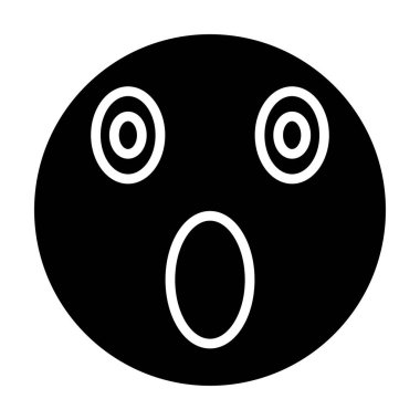 yüz simgesi, vektör illüstrasyonu