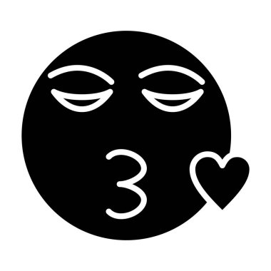 Yüz maskesi. Basit tasarım