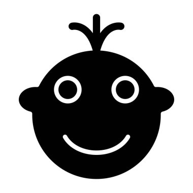 bebek yüz ifadesi, vektör illüstrasyonu