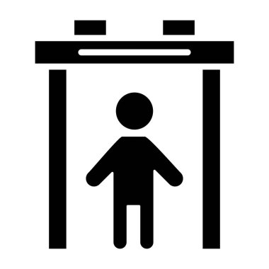 Adamım. Web simgesi basit illüstrasyon