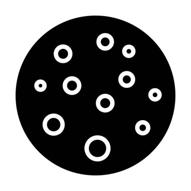 Kurabiye. Web simgesi basit tasarım