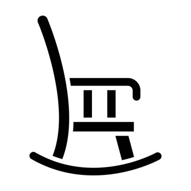 Sallanan sandalye. Basit resimleme