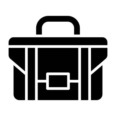 evrak çantası ikonu vektör illüstrasyonu