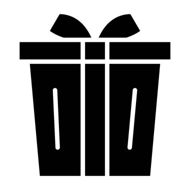 Hediye. Web simgesi basit illüstrasyon