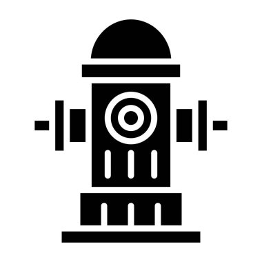 Yangın musluğu. Basit illüstrasyon