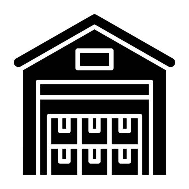 Ev. Web simgesi basit illüstrasyon