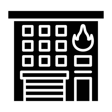 Otelde. Web simgesi basit tasarım