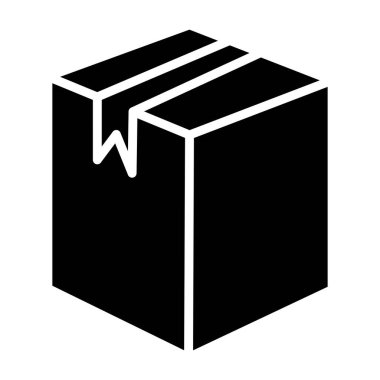 kutu simgesi vektör illüstrasyonu