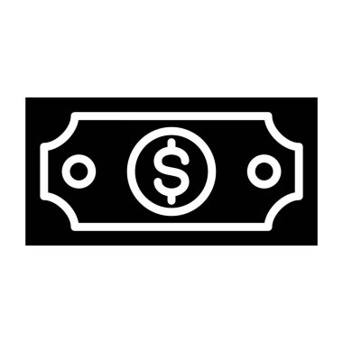 Para için. Web simgesi basit illüstrasyon