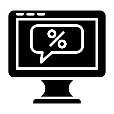 İnternetten alışveriş. Web simgesi