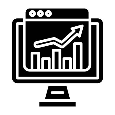 seo modern simgesinin vektör illüstrasyonu