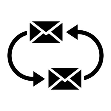 E- posta simgesi vektör illüstrasyonu