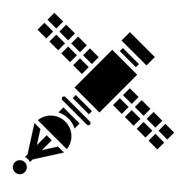 Uydu. Web simgesi basit illüstrasyon