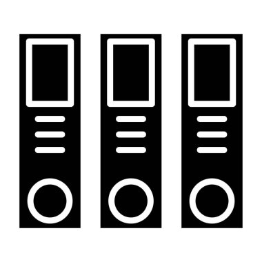 kişisel ve ticari kullanım için belge ikonu vektör illüstrasyonu.