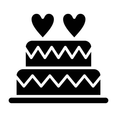 Kek. Web simgesi vektör illüstrasyonu