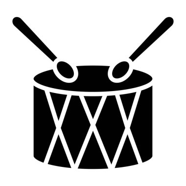 davul simgesi vektör illüstrasyonu