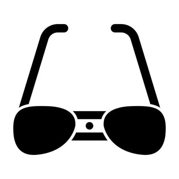 Smart Glasses Web Icon Simple Design — Vetor de Stock