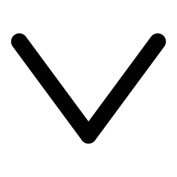 Chevron Web Icon Simple Illustration — Stock Vector
