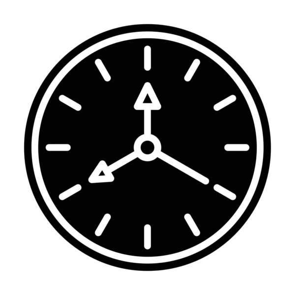 Ρολόι Τοίχου Web Εικονίδιο Απλή Απεικόνιση — Διανυσματικό Αρχείο