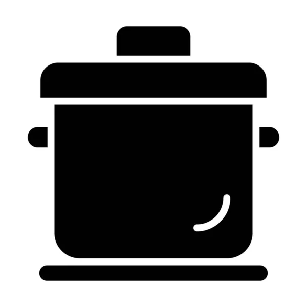 Cooking Pot Icon Outline Illustration Pan Vector Icons Web — стоковый вектор