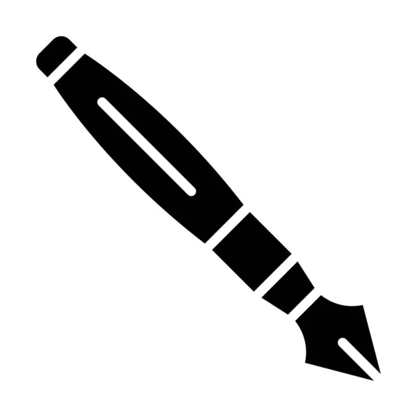 Kalem Simgesi Vektör Illüstrasyonu — Stok Vektör