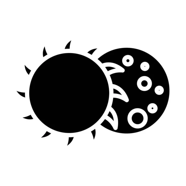 Icône Solaire Illustration Vectorielle — Image vectorielle