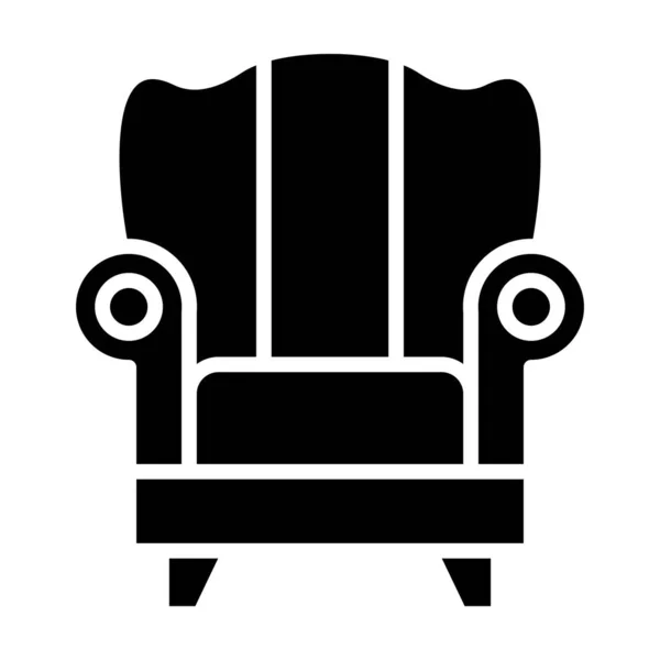 Кресло Иконка Сайта — стоковый вектор