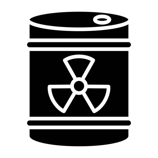 Πυρηνικό Πετρέλαιο Εικονίδιο Απλή Απεικόνιση Διανυσματικών Εικονιδίων Κάννης Αερίου Για — Διανυσματικό Αρχείο